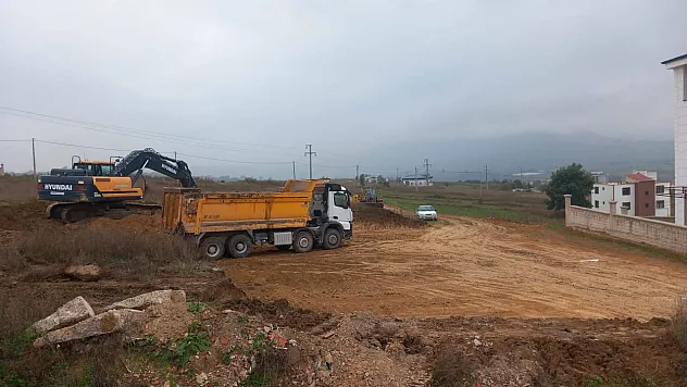 Samsun Kavak'ta hafızlık Kur'an kursu ve cami külliyesinde inşaat başladı