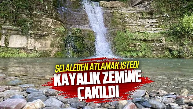 Samsun Kavak'ta Şelaleden Düşen Genç Ağır Yaralandı