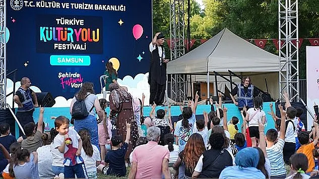 Samsun kültür yolu festivali'nde kültür sanat her yerde