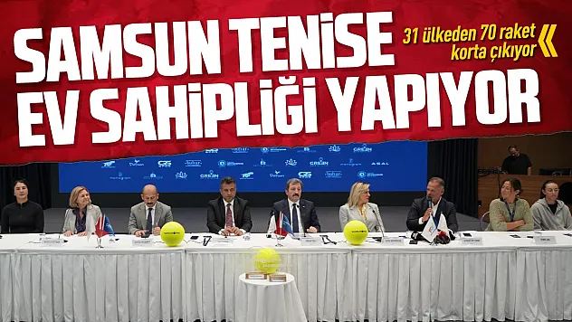 Samsun Open WTA 125 Tenis Turnuvası heyecanı başladı