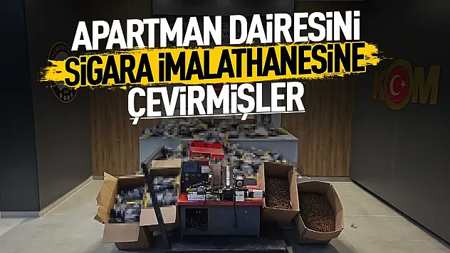 Samsun polisi evde kurulan yasa dışı imalathaneyi bastı