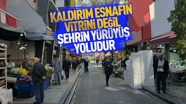 Samsun Saathane Meydanı'nda kaldırım işgaline tepki