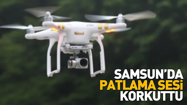 Samsun sabaha patlama sesiyle uyandı: Kontrolden çıkan drone binaya çarptı