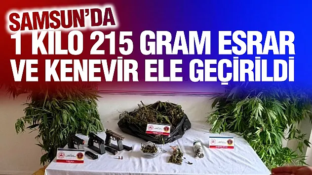 Samsun Salıpazarı'nda uyuşturucu operasyonu