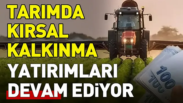Samsun Tarımında Kırsal Kalkınma Yatırımları Devam Ediyor
