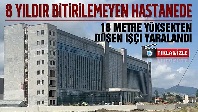 Samsun Tekkeköy Devlet Hastanesi'nde iş kazası