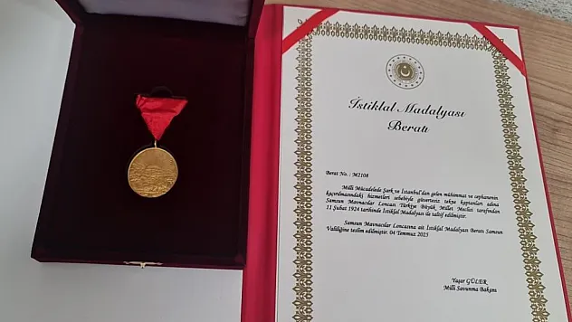 Samsun'un 101 Yıllık Bekleyişi Sona Erdi: İstiklal Madalyası Teslim Ediliyor