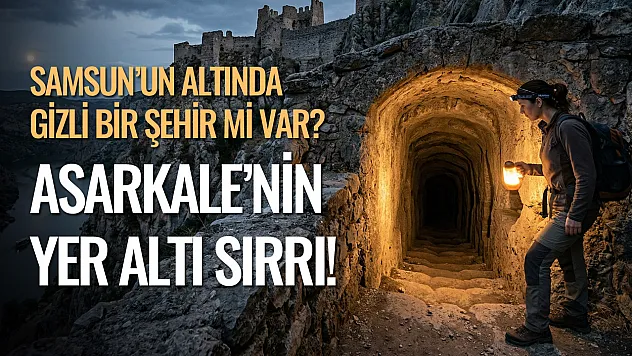 Samsun'un altında gizli bir şehir mi var? Bafra Asarkale'nin yer altı sırrı!