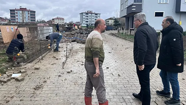 Samsun'un Kavak ilçesinde eğitim yatırımları yerinde incelendi