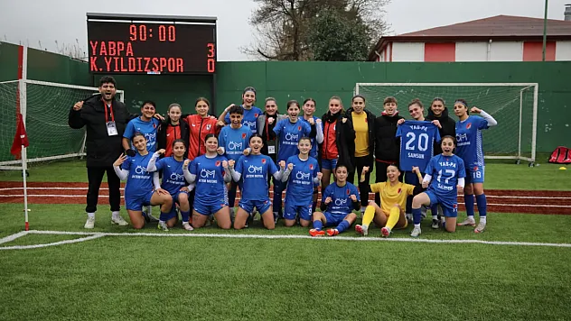 Samsun'un kızları farklı kazandı