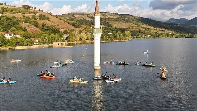 Samsun'un saklı değeri: Bafra'daki batık minare keşfedilmeyi bekliyor