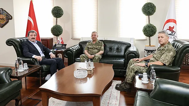 Samsun'un yeni Garnizon Komutanı Fethi Oltulu göreve başladı
