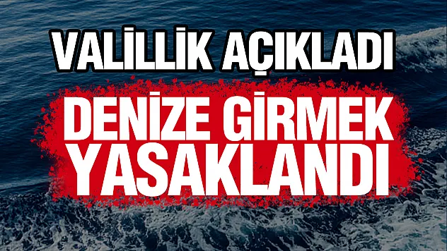Samsun Valiliği'nden kritik uyarı: Boğulma riskine karşı bugün denize girmeyin