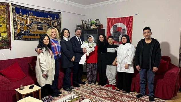 Samsun Valisi şehit ailesi ile iftar yaptı