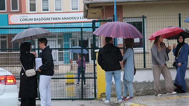 Samsun ve Çorum'da LGS heyecanı: 20 Bin 229 öğrenci sınava girdi