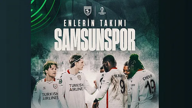 Samsunspor Avrupa'da tarih yazdı