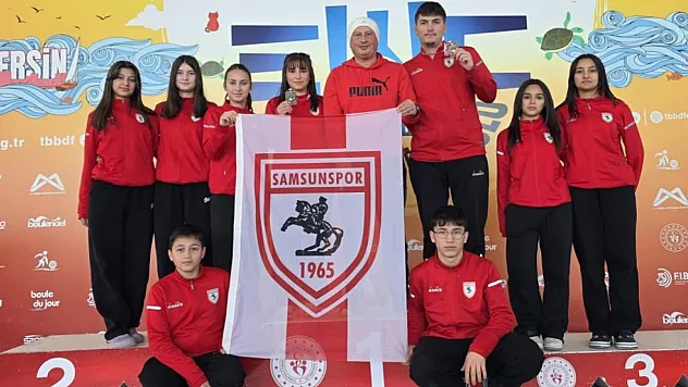 Samsunspor Bocce Takımı Mersin'den derecelerle döndü