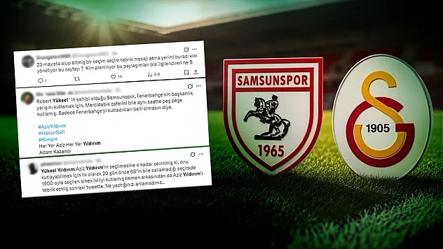 Samsunspor'dan 3 kulübe tebrik mesajı!