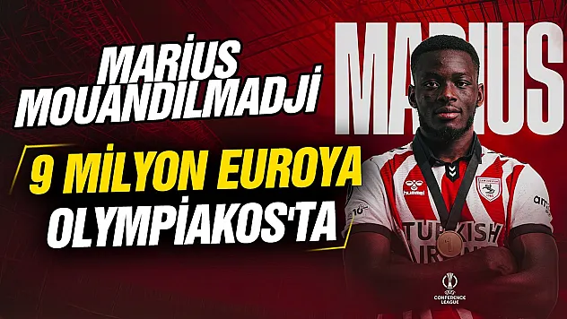 Samsunspor'dan rekor transfer satışı 9 milyon euro Marius Mouandilmadji