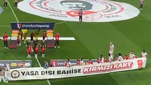 Samsunspor'dan yasa dışı bahse kırmızı kart!