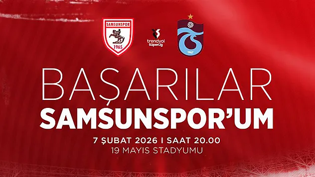 Samsunspor için tramvay ve otobüsler ücretsiz