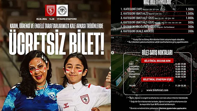 Samsunspor-Konyaspor maçının biletleri satışa çıktı