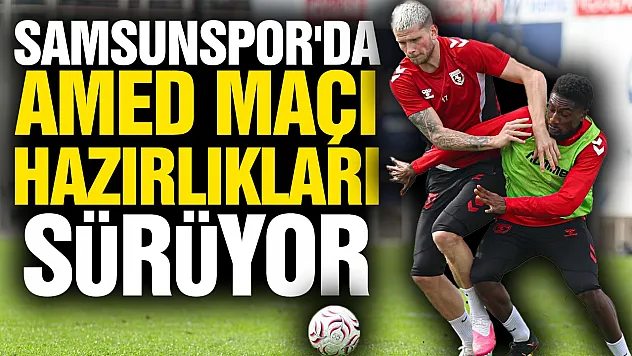 Samsunspor Nenad Bjelica yönetiminde Amed maçına hazırlanıyor