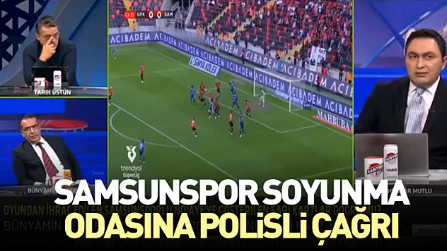 Samsunspor Soyunma Odasına Polisli Çağrı