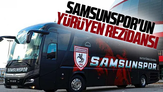 Samsunspor takım otobüsü sosyal medyada