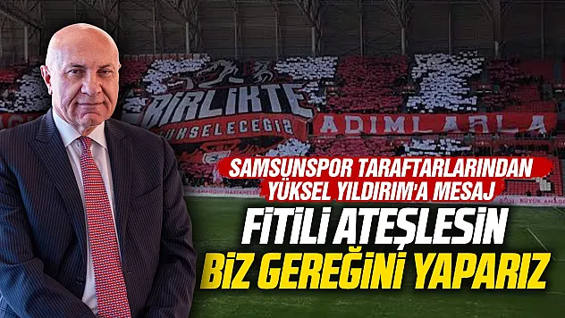Samsunspor taraftarından birlik ve beraberlik açıklaması