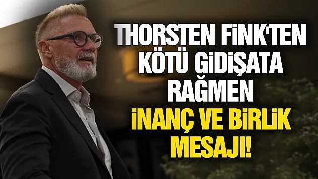 Samsunspor Teknik Direktörü Thorsten Fink'den Trabzonspor maçı yorumu