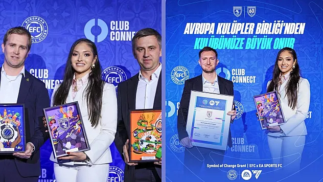 Samsunspor'un Mor Forma Projesi Avrupa'da ödül aldı