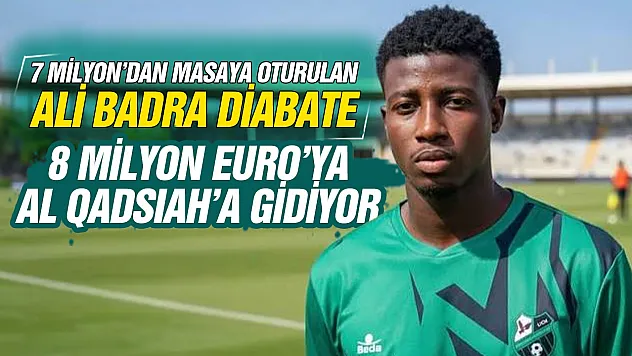 Samsunsporlu Diabate, 8 milyon Euro'luk dev paketle Arabistan'a transfer oldu