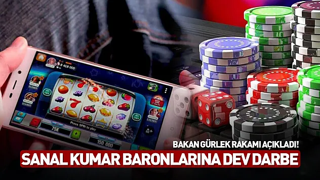 Sanal kumar baronlarına dev darbe: Bakan Gürlek rakamı açıkladı!