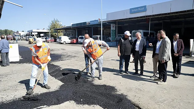 Sanayi Sitesi'nde yol ve çevre düzenleme çalışmaları