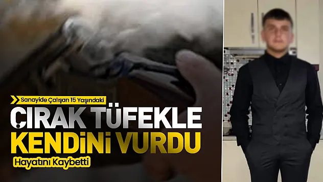 Sanayi sitesinde üzücü olay: 15 Yaşındaki çırak hayatını kaybetti
