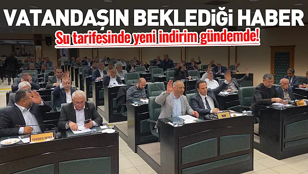 SASKİ'de su indirimi gündemde: Kasımda yeniden masaya yatırılacak