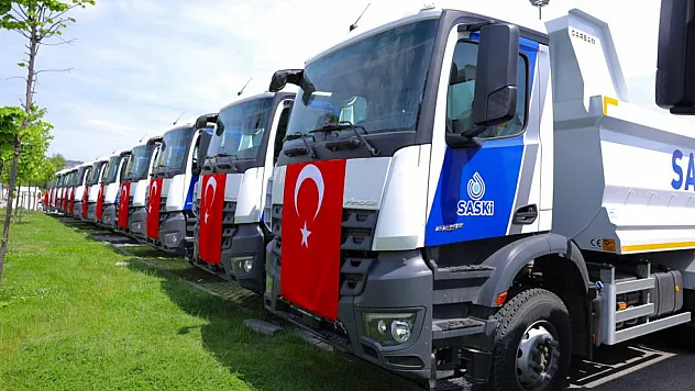 SASKİ'nin araç filosuna 191 milyon TL'lik takviye