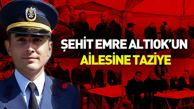 Şehit ailesine taziye