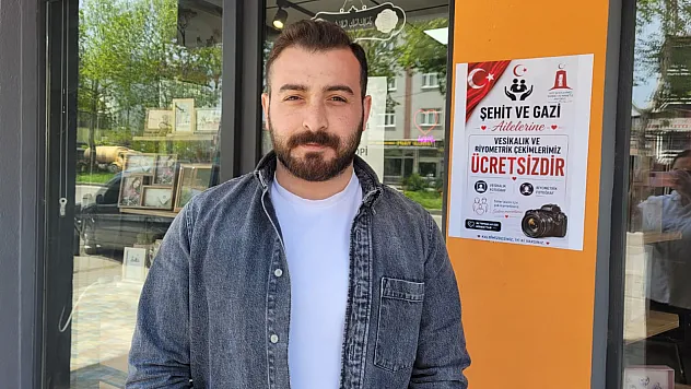 Şehit ve gazi yakınlarına ücretsiz fotoğraf hizmeti