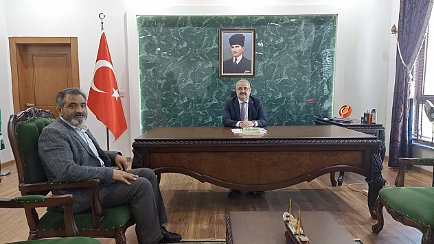 Şeker'den Kaymakam Sağlam'a hayırlı olsun ziyareti