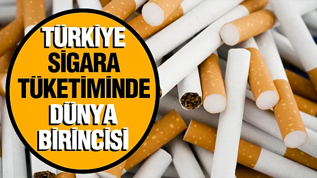 Şevket Özkaya, 'Sigara tüketiminde Türkiye birinci çıktı'