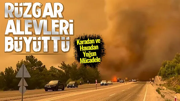 Seydikemer'de kritik müdahale sürüyor! Fethiye-Antalya karayolu kapatıldı