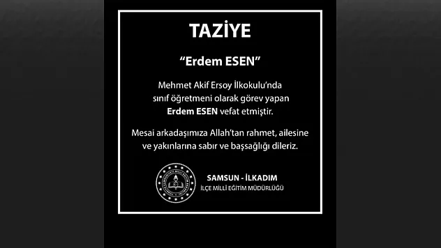 Sınıf Öğretmeni Kalp Krizi Sonucu Hayatını Kaybetti