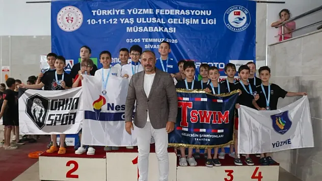 Sivas'ta 510 Genç Yüzücü Madalya İçin Kulaç Attı