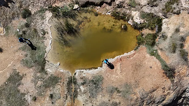 Sivas'taki Uyuz Gölü, şifa arayanların uğrak noktası