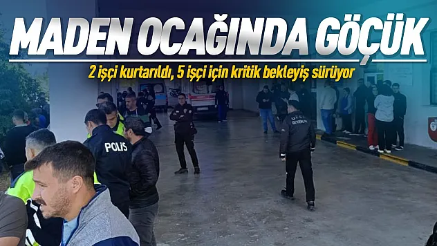 Soma'da madende göçük: 2 işçi kurtarıldı