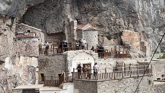 Sümela Manastırı'nda ziyaretçi rekoru