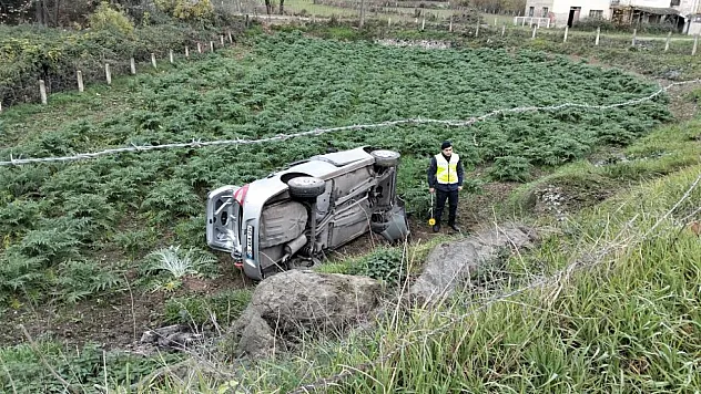 Sürücü Kazayı Şans Eseri Atlattı