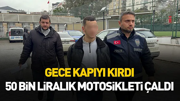 Tamirciden 50 bin liralık motosiklet çaldı